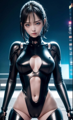 AI美女 パイロットスーツ 戦闘スーツ 画像「29枚」 美少女016