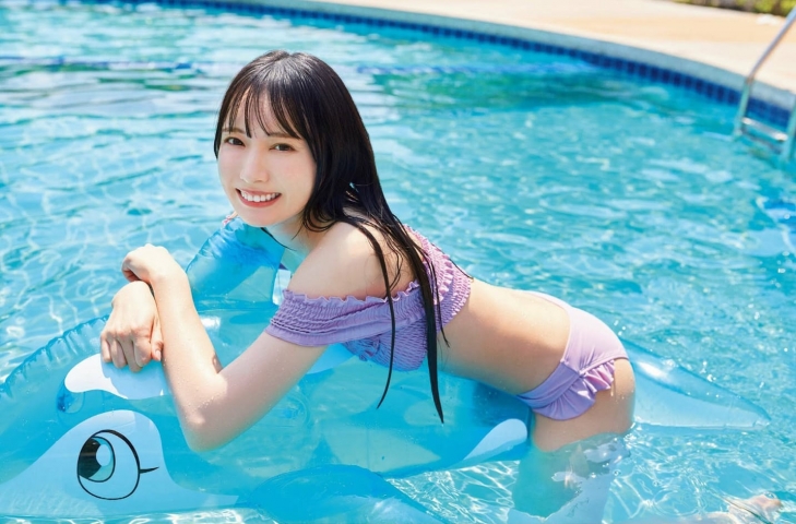 鈴木瞳美 指原莉乃プロデュースアイドルが初水着初ランジェリーに挑戦した004