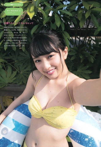 AKB48 向井地美音 話題のファースト写真集が重版決定!空の下でピュアな笑顔満開水着 ビキニ17