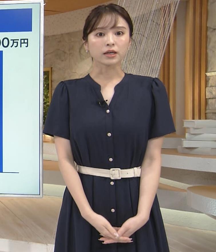 角谷暁子アナ　横乳でかいキャプ・エロ画像２
